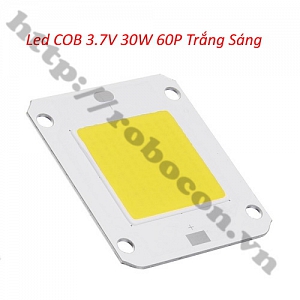 LED147 Đèn Led COB 3.7V 30W 60P Trắng Sáng