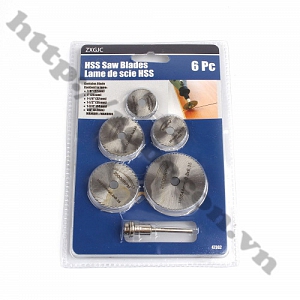 PKK826 Bộ 5 Lưỡi Cưa HSS Mini Cho Máy Khoan, ...