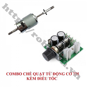  CBM120 Combo Chế Quạt Từ Động Cơ 775 Kèm Điều ...