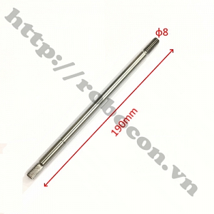 PKK843 Trục Quạt Trục 8mm Dài 190mm