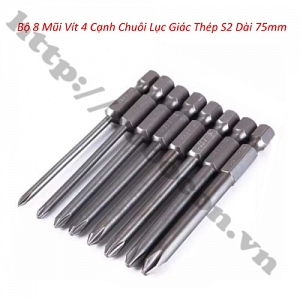 PKK866 Bộ 8 Mũi Vít 4 Cạnh ...