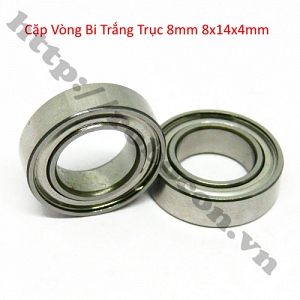 PKK938 Cặp Vòng Bi Trắng Trục 8mm ...