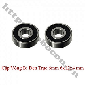 PKK939 Cặp Vòng Bi Đen Trục 6mm ...