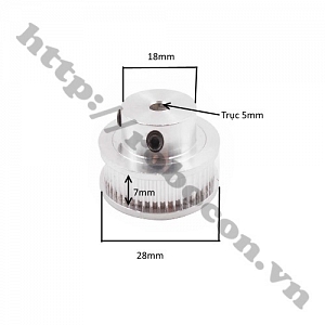 PKK995 Pulley Bánh Răng Nhôm MXL40 40 ...