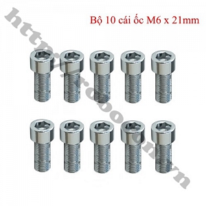 PKK1024 Bộ 10 Ốc Bu Lông Lục ...