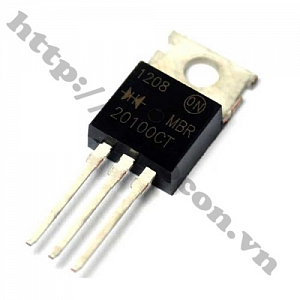  DO62 Diode Xung Schottky MBR20100CT 20A 100V TO-220  