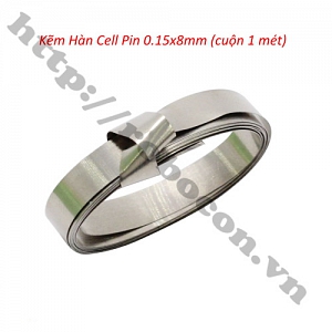  PPKP254 Kẽm Hàn Cell Pin 0.15x8mm (1 mét)  