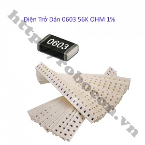 DT295 ĐIỆN TRỞ DÁN 0603 56K OHM ...