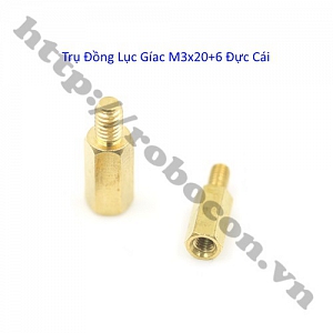 PKK1114 TRỤ ĐỒNG LỤC GIÁC M3 20MM ...
