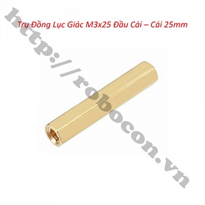 PKK1117 Trụ Đồng Lục Giác M3 25mm ...