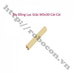 PKK1118 TRỤ ĐỒNG LỤC GIÁC M3 30MM ...