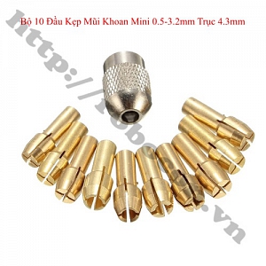 PKK1173 Bộ 10 Đầu Kẹp Mũi Khoan ...