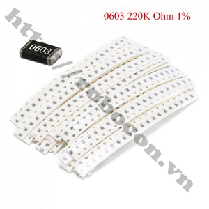 DT298 Điện Trở Dán 0603 220K Ohm ...