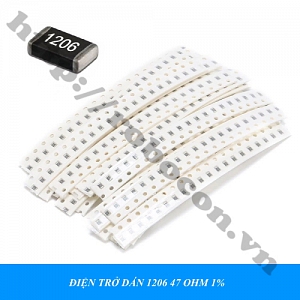 DT304 Điện Trở Dán 1206 47 Ohm ...