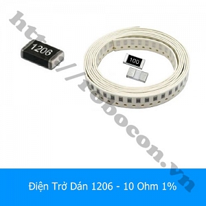 DT303 ĐIỆN TRỞ DÁN 1206 10 OHM ...