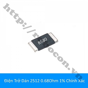 DT313 ĐIỆN TRỞ DÁN SMD 2512 0.68 ...