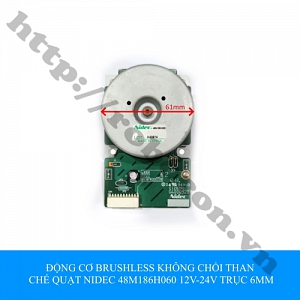  PKK1225 ĐỘNG CƠ BRUSHLESS KHÔNG CHỔI THAN CHẾ QUẠT NIDEC ...