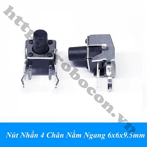  SW36 Nút Nhấn 4 Chân Nằm Ngang 6x6x9.5mm  