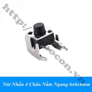  SW35 Nút Nhấn 4 Chân Nằm Ngang 6x6x6mm  