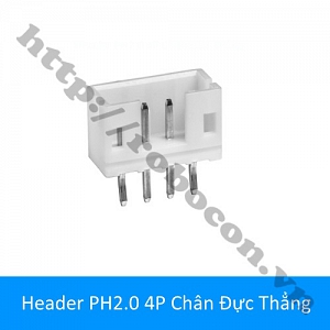 CO282 Header PH2.0 4P Chân Đực Thẳng