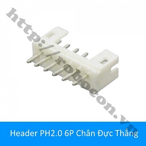 CO283 Header PH2.0 6P Chân Đực Thẳng