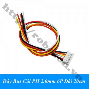  CO276 Dây Bus Cái PH 2.0mm 6P Dài 20cm 