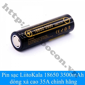 PPKP288 Pin sạc LiitoKala 18650 3500mAh dòng ...