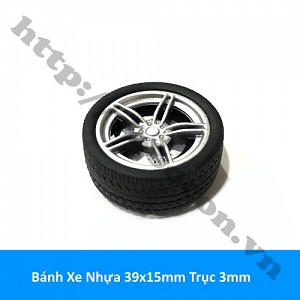 LKRB130 Bánh Xe Nhựa 383A 39x15mm Trục ...