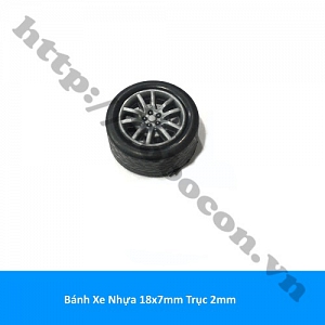 LKRB128 Bánh Xe Nhựa 182A 18x7mm Trục ...