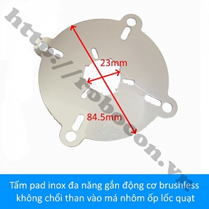  PKK1259 Tấm pad inox đa năng gắn ...