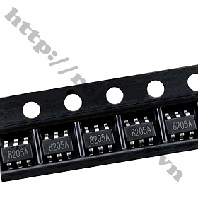 MO29 Mosfet Dán FS8205A 8205A 20V 5A Dual Kênh N SOT23-6 SMD