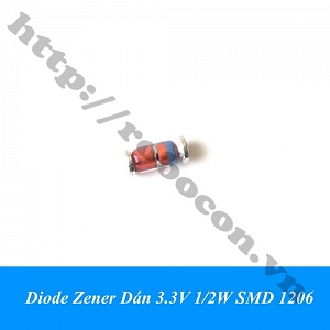  DO83 Diode Zener Dán 3.3V 1/2W SMD 1206  