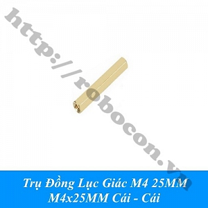 PKK1261 Trụ Đồng Lục Giác M4 25MM ...