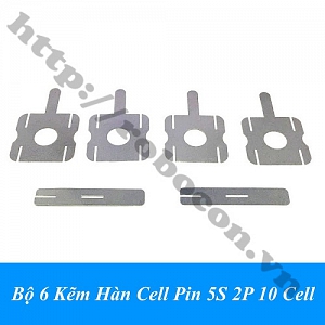  PPKP302 Bộ 6 Kẽm Hàn Cell Pin 5S 2P 10 ...