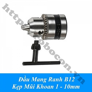  PKK461 Đầu Mang Ranh B12 Kẹp Mũi Khoan 1.5 -10mm