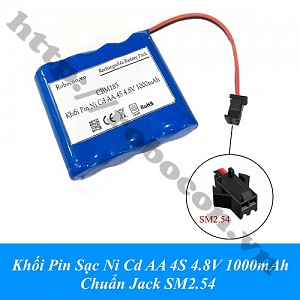 CBM185 Khối Pin Sạc Ni Cd AA 4S 4.8V 1500mAh ...