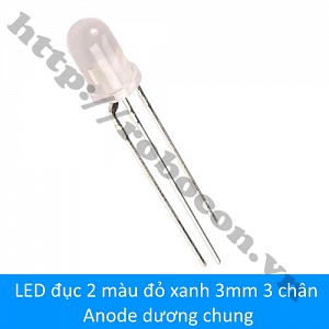 LED167 LED đục 2 màu đỏ xanh ...