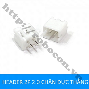 CO285 HEADER 2P 2.0 CHÂN ĐỰC THẲNG