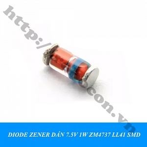 DO87 Diode Zener Dán 7.5V 1W ZM4737 ...