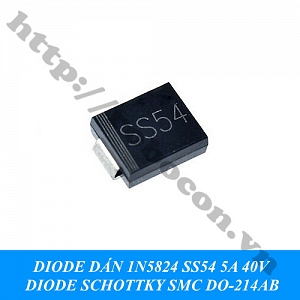  DO68 Diode Dán 1N5824 SS54 5A 40V Diode Schottky SMC ...