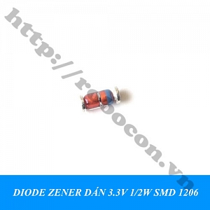  DO83 Diode Zener Dán 3.3V 1/2W SMD 1206  
