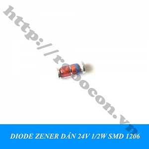  DO84 Diode Zener Dán 24V 1/2W SMD 1206  