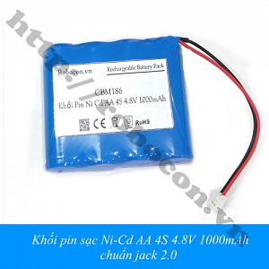 CBM186 Khối pin sạc Ni-Cd AA 4S 4.8V 1500mAh chuẩn ...