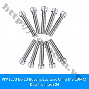  PKK1269 Bộ 10 BuLong Lục Giác Chìm ...