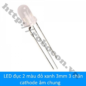  LED168 LED đục 2 màu đỏ xanh ...