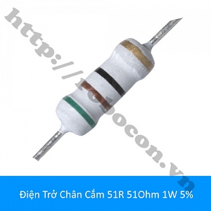 DT324 Điện Trở Cắm 51 Ohm 51R ...