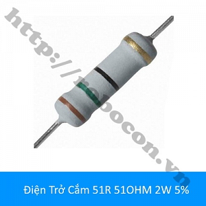 DT323 Điện Trở Cắm 51 OHM 51R ...