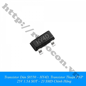 TR86 Transistor Dán S8550 – HY4D, Transistor ...