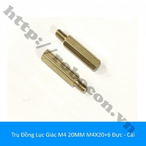 PKK1283 Trụ Đồng Lục Giác M4 20MM ...