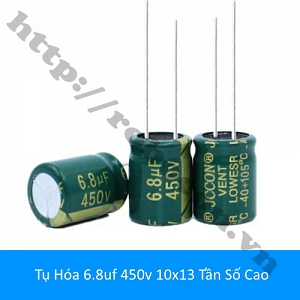 TD173 Tụ Hóa 6.8uf 450v 10x13 Tần ...
